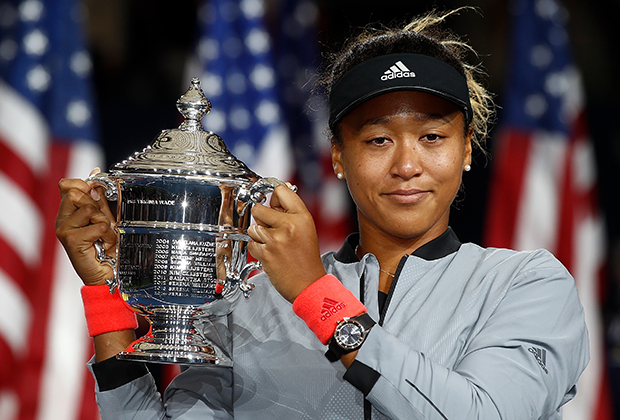 US Open-2018. Церемония награждения. Наоми Осака