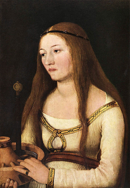 Портрет Катарины Шварц, Ганс Гольбейн, 1509-1510