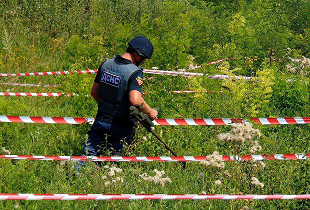 Разминирование на пограничных территориях