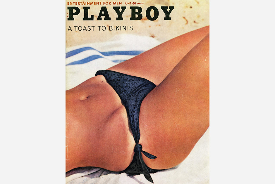 Номер журнала Playboy за июнь 1963 года — первый с девушкой в бикини на обложке