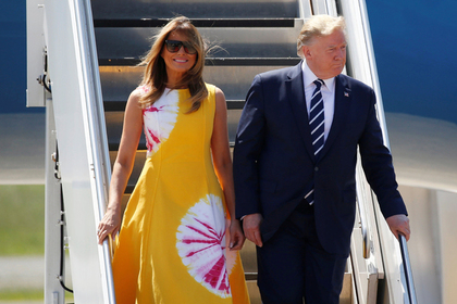 Мелания Трамп смутила пользователей сети своим нарядом на саммите G7