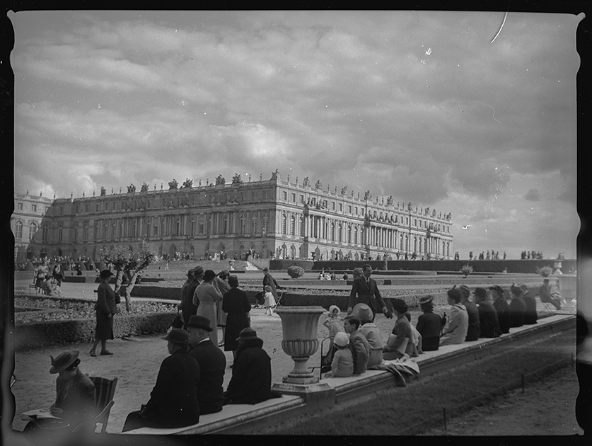 Версаль, дворцовый сад. Франция, 1939 год