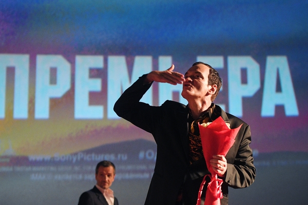Квентин Тарантино во время российской премьеры своего фильма