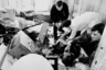 В помещении газеты «Московский комсомолец» взорвана бомба. В результате взрыва от полученных ранений скончался 27-летний журналист Дмитрий Холодов. На снимке: на месте трагедии. Фото ИТАР-ТАСС.