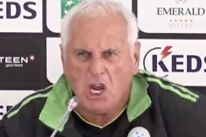 «Безумная» пресс-конференция тренера Косово разошлась на мемы