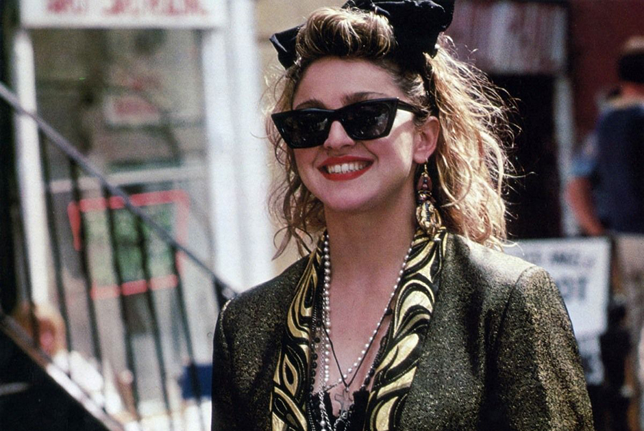 Мадонна в фильме «Отчаянно ищу Сьюзен», 1985 год