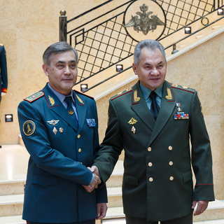 Нурлан Ермекбаев и Сергей Шойгу