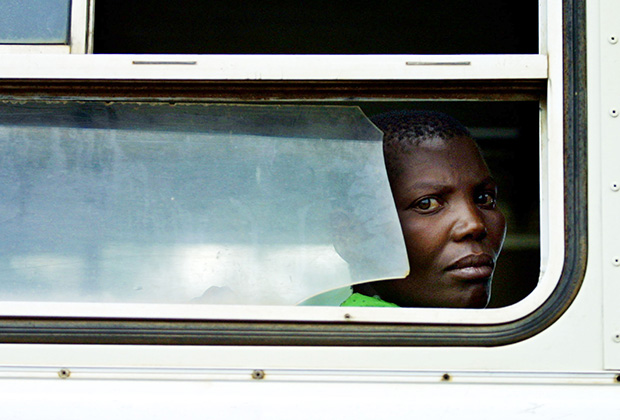 Междугородний автобус в Замбии