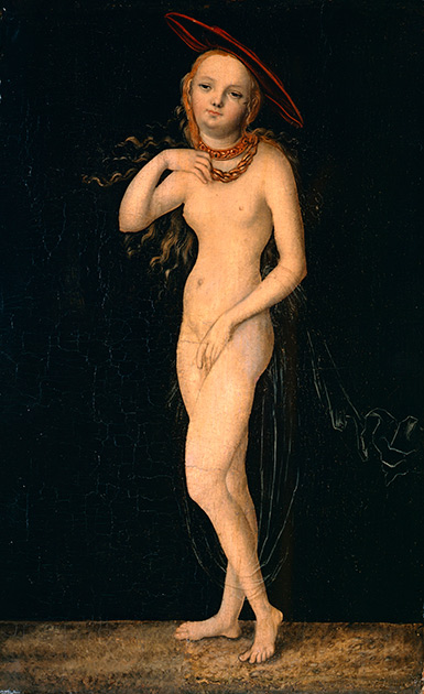 Картина Лукаса Кранаха Старшего «Венера», 1532 год.