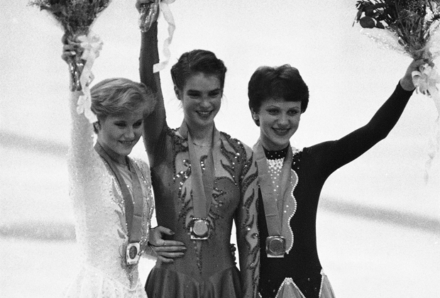 Олимпийские игры-1984. Кира Иванова (справа)