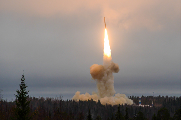 Пуск межконтинентальной баллистической ракеты «Тополь-М». Архивное фото