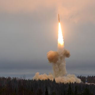 Пуск межконтинентальной баллистической ракеты «Тополь-М». Архивное фото
