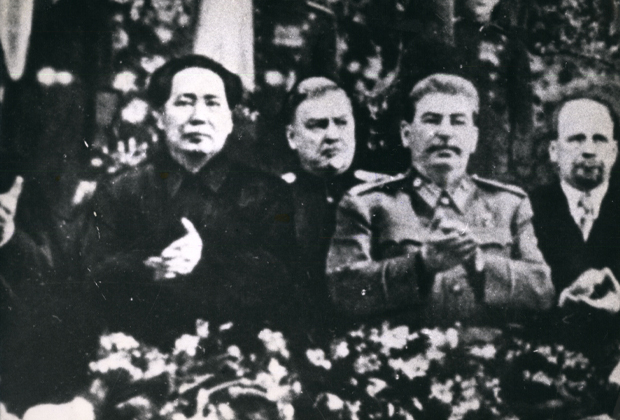 Мао Цзэдун на праздновании 70-летия Иосифа Сталина