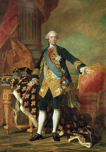 Портрет Людовика XV кисти Луи-Мишеля ван Лоо
