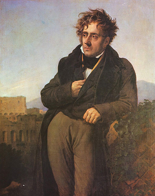 Портрет Франсуа Рене де Шатобриана кисти Анн-Луи Жироде-Триозона (1808 год)