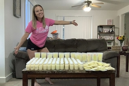 Безутешная мать пожертвовала десятки литров грудного молока после смерти дочери