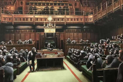 Карикатуру Бэнкси на британский парламент продали за рекордную сумму