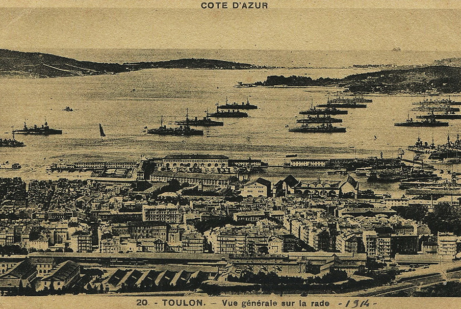 Тулон. Главная военно-морская база французского флота на Средиземном море