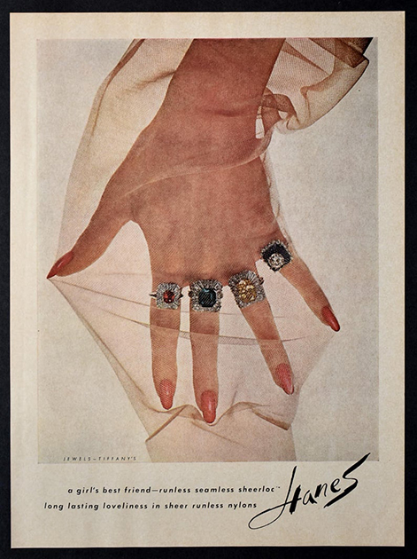 Реклама колготок Hanes, 1963