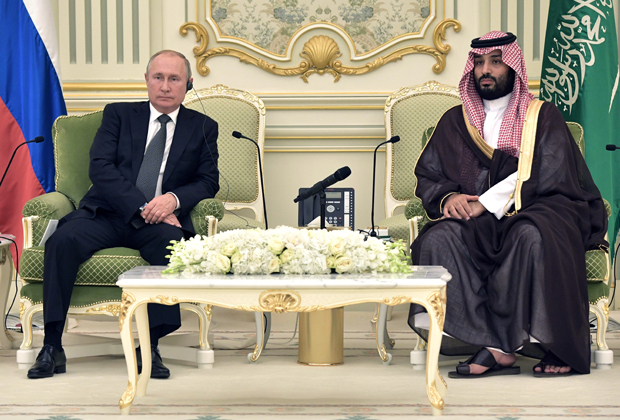 Владимир Путин и Мухаммед ибн Салман Аль Сауд