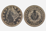 Пятицентовая монета с головой Свободы — одна из самых редких в кругах нумизматов. Выпуск таких монет завершился в 1912 году, но в 1913-м еще несколько экземпляров были изготовлены нелегально. На текущий момент известно только о пяти экземплярах: два находятся в частных коллекциях, остальные — в музеях. 