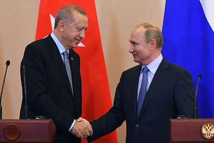 Стала известна продолжительность разговора Путина и Эрдогана с глазу на глаз