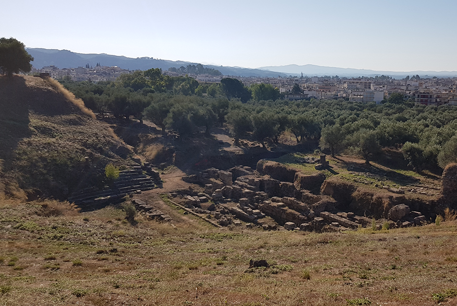 Раскопки амфитеатра Спарты