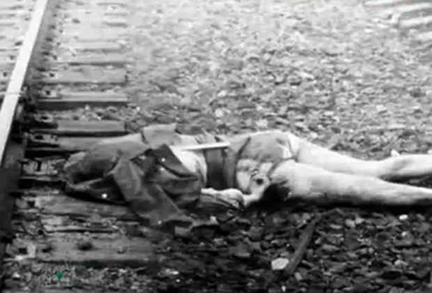 Тело жертвы, сброшенное Нагиевым с поезда