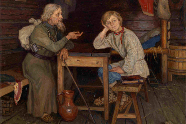 Николай Богданов-Бельский «Будущий инок», 1889 год