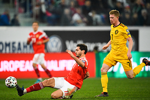 Россия разгромно проиграла Бельгии Команда Черчесова пропустила четыре мяча в домашнем матче