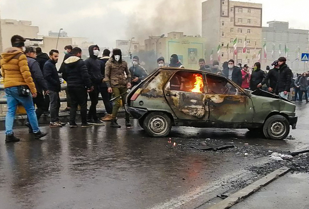 Протесты в Тегеране 