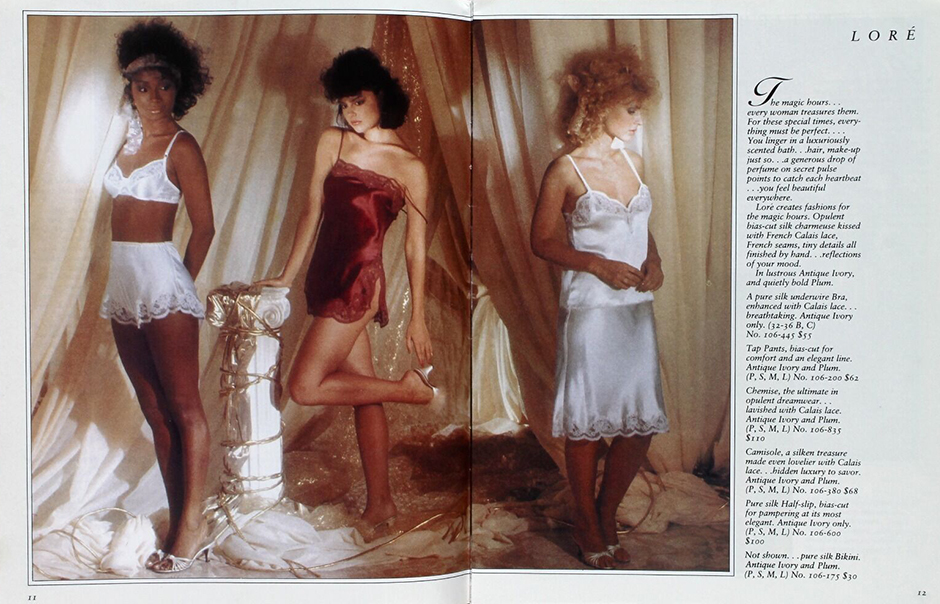 Каталог Victoria's Secret 1982 — последний, разработанный в то время, когда бренд принадлежал его основателю Рою Реймонду