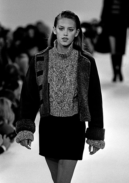 Модель Лейлани Бишоп на показе CK by Calvin Klein, Нью-Йорк, 1994 год
