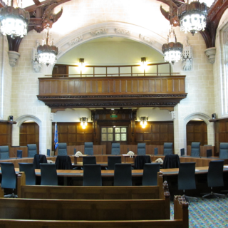 Зал заседаний Верховного суда Великобритании
