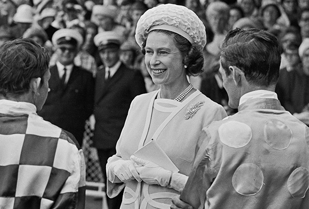 Британская королева Елизавета II во время официального визита в Сидней, 1970 год