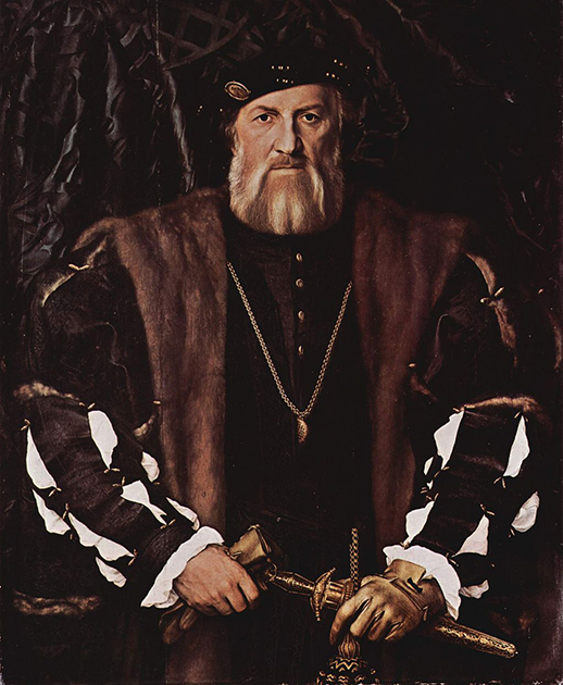  Ганс Гольбейн-младший «Портрет Шарля де Солье», 1534-1535 годы