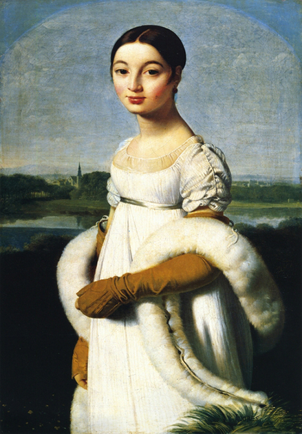 Жан Огюст Доминик Энгр «Портрет мадемуазель Ривьер», 1806 год