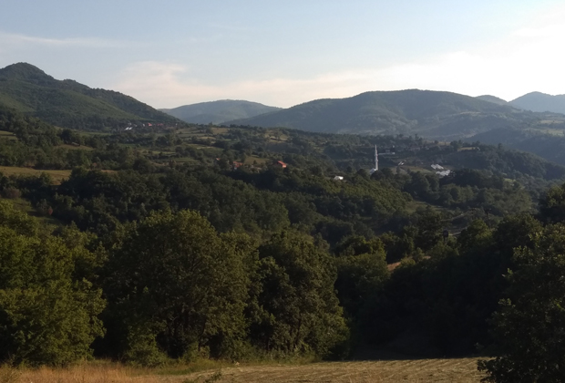 Горы на границе Косова и Центральной Сербии
