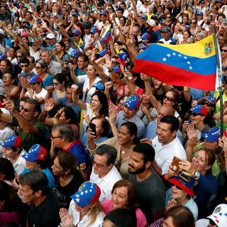 Акция протеста в Венесуэле