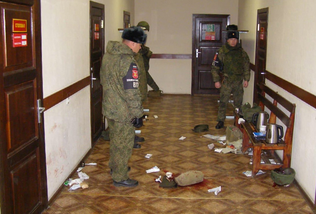 Место расстрела в воинской части поселка Горный (Забайкальский край)