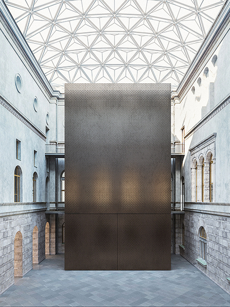 Одно из новшеств — лифт с латунными дверями. Его используют, чтобы перемещать экспонаты из подвальных архивов в галереи трехэтажного музея.