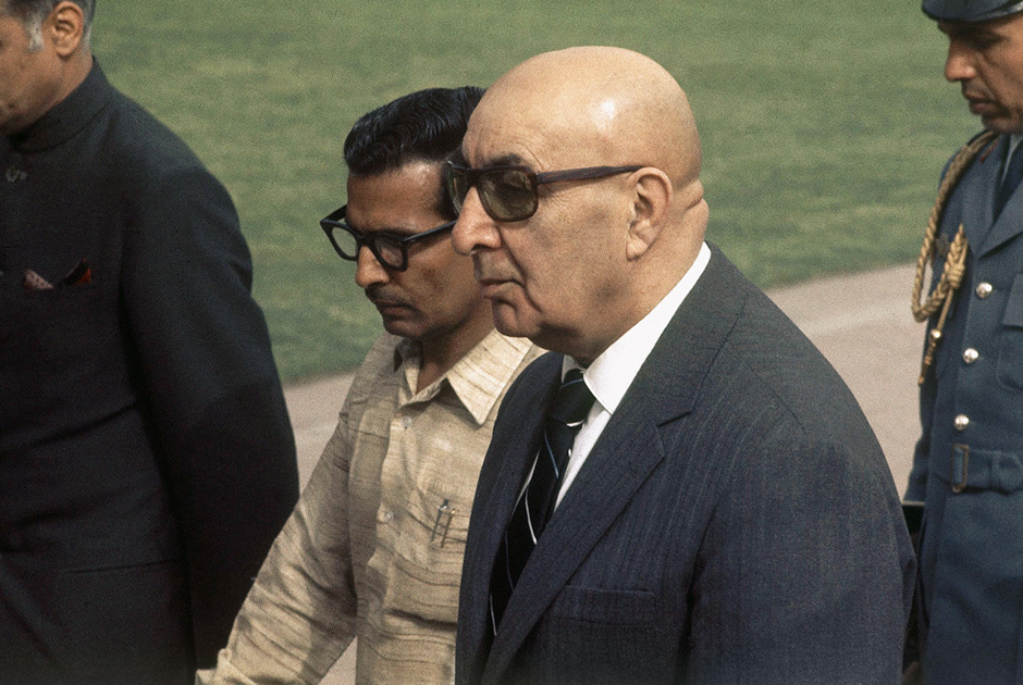 Президент Дауд с визитом в Нью-Дели в августе 1975 года