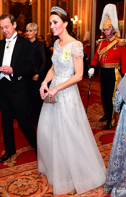 Кейт Миддлтон, герцогиня Кембриджская, в тиаре. 2018 год