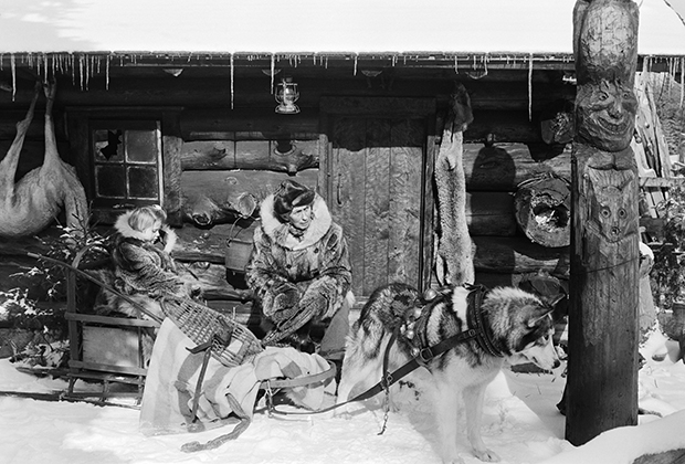 Охотники-трапперы на севере Канады, 1928 год