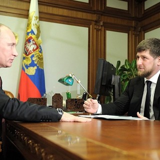 Президент РФ Владимир Путин и глава Чечни Рамзан Кадыров
