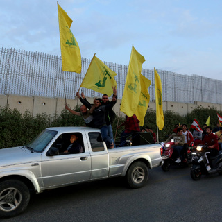 Акция сторонников «Хезболлы» в Ливане