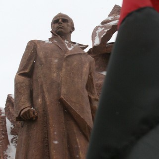 Памятник Степану Бандере в Тернополе