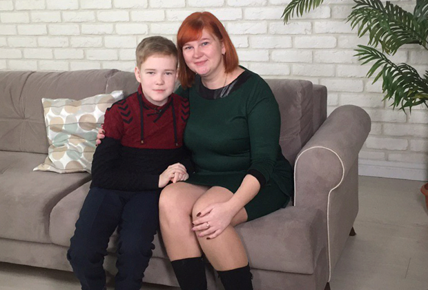 Наталья Федина и ее сын Ваня