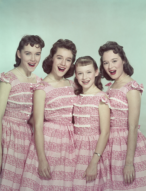 Американская вокальная группа The Lennon Sisters, 1955 год