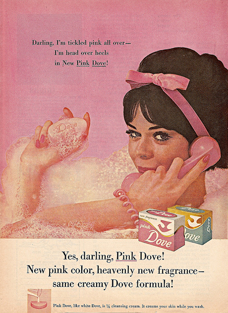 Реклама мыла Dove, 1960-е 